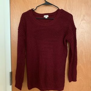 Perfect Maroon knit sweater